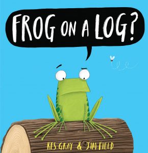 frog on log