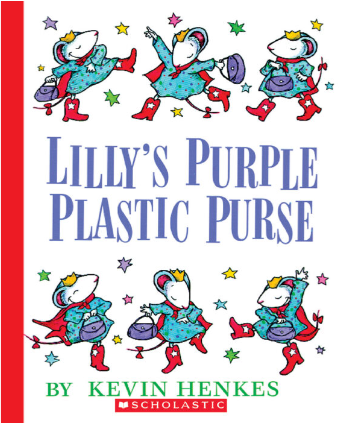 purple plastic purse